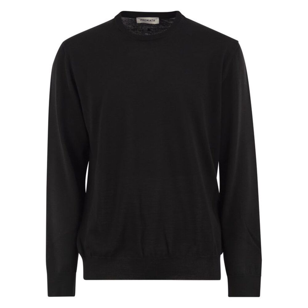 Premiata Men Merino Wool Crew-Neck Jumper